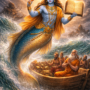 Matsya avatara - lord vishnu's first incarnation
