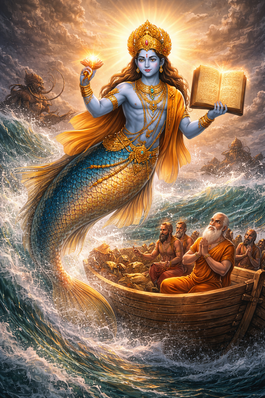 Matsya Avatara - Lord Vishnu's First Incarnation